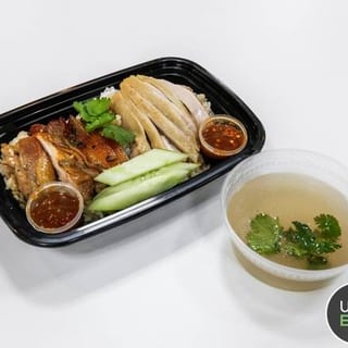 Mixed Steamed and Roasted Chicken Meal